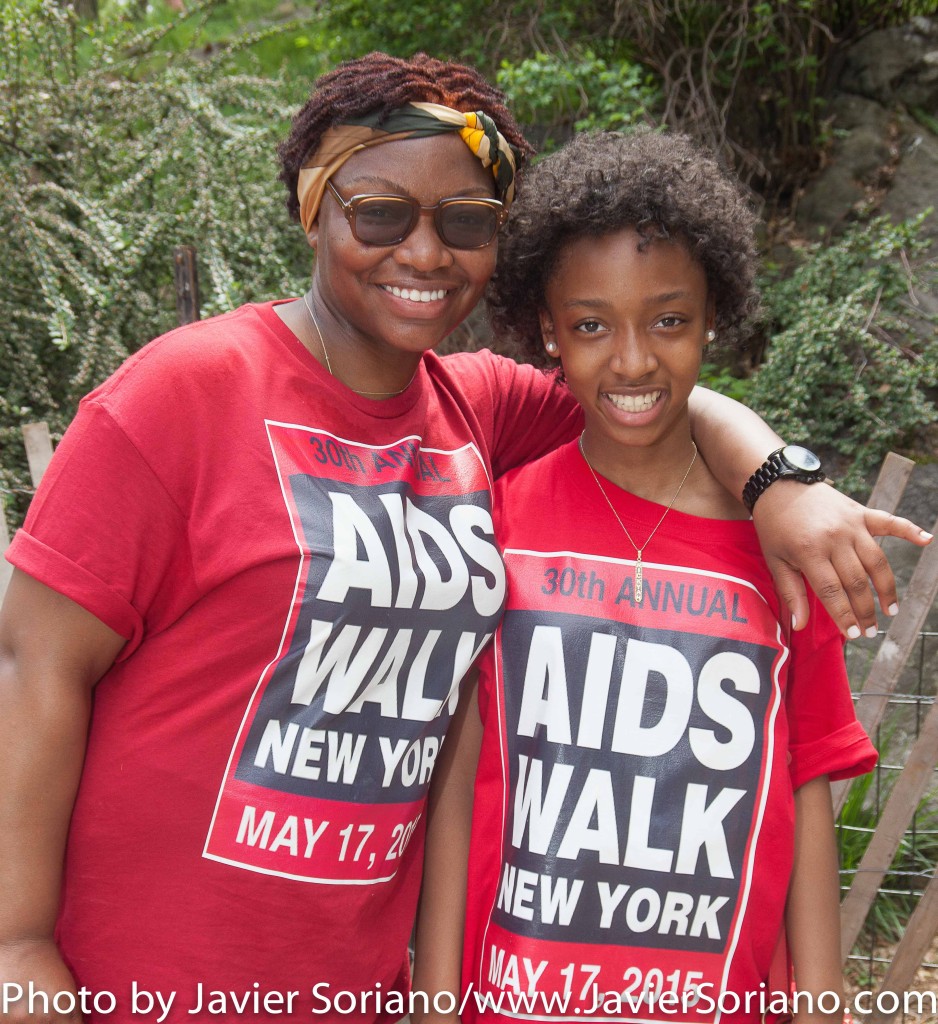 Sunday, May 17th, 2015. New York City – Today, GMHC celebrated its 30TH ANNUAL AIDS WALK NEW YORK (AWNY). The day was beautiful. Thousands of people walked the 6.2 miles. Over $4.88 million were raised. Photo by Javier Soriano/http://www.JavierSoriano.com/