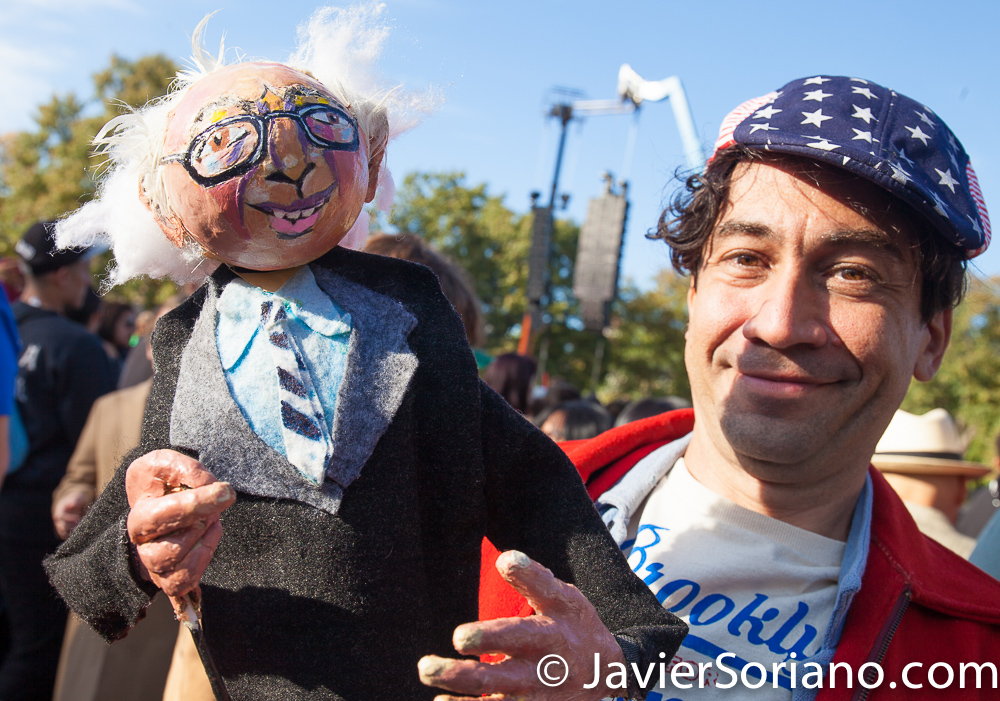 Saturday, October 19, 2019. Queens, New York City - Bernie Sanders had a rally in Queens today. Almost 26 thousand people attended the event. Photo by Javier Soriano/www.JavierSoriano.com