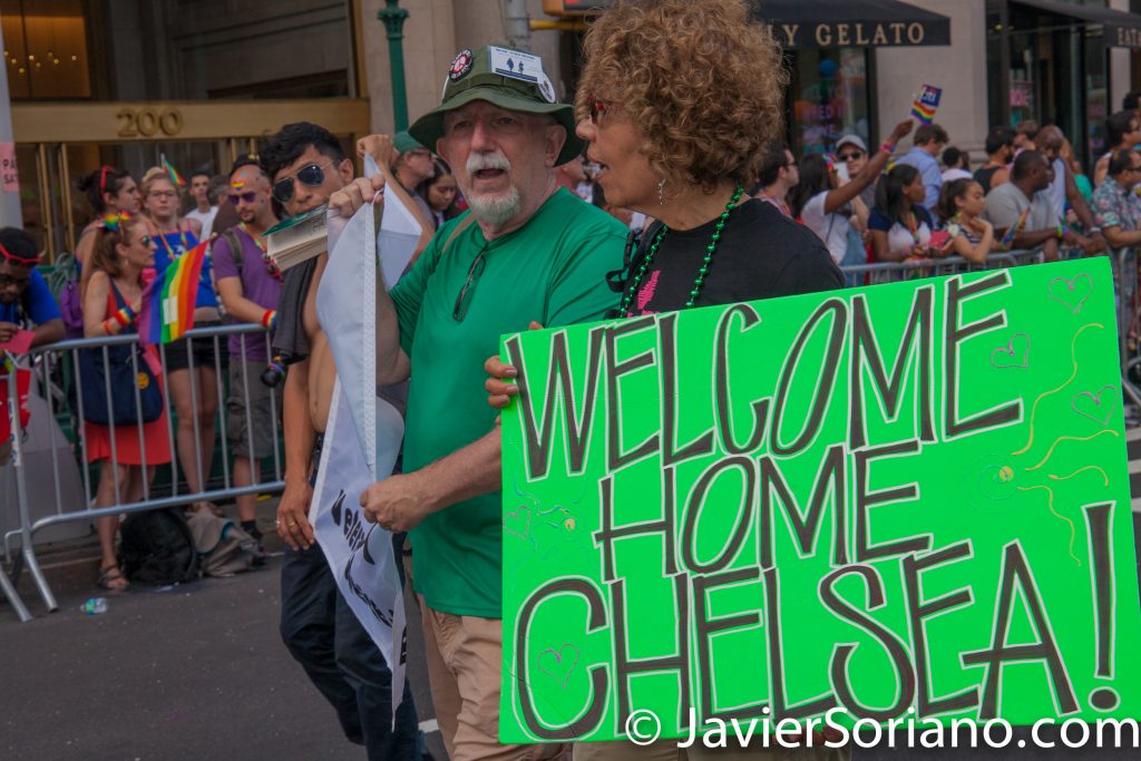 25/6/2017 Manhattan, Nueva York - Marcha del Orgullo LGBTQ 2017. "Welcome Home Chelsea (Manning)." (Bienvenida a casa Chelsea [Manning].) Foto por Javier Soriano/www.JavierSoriano.com