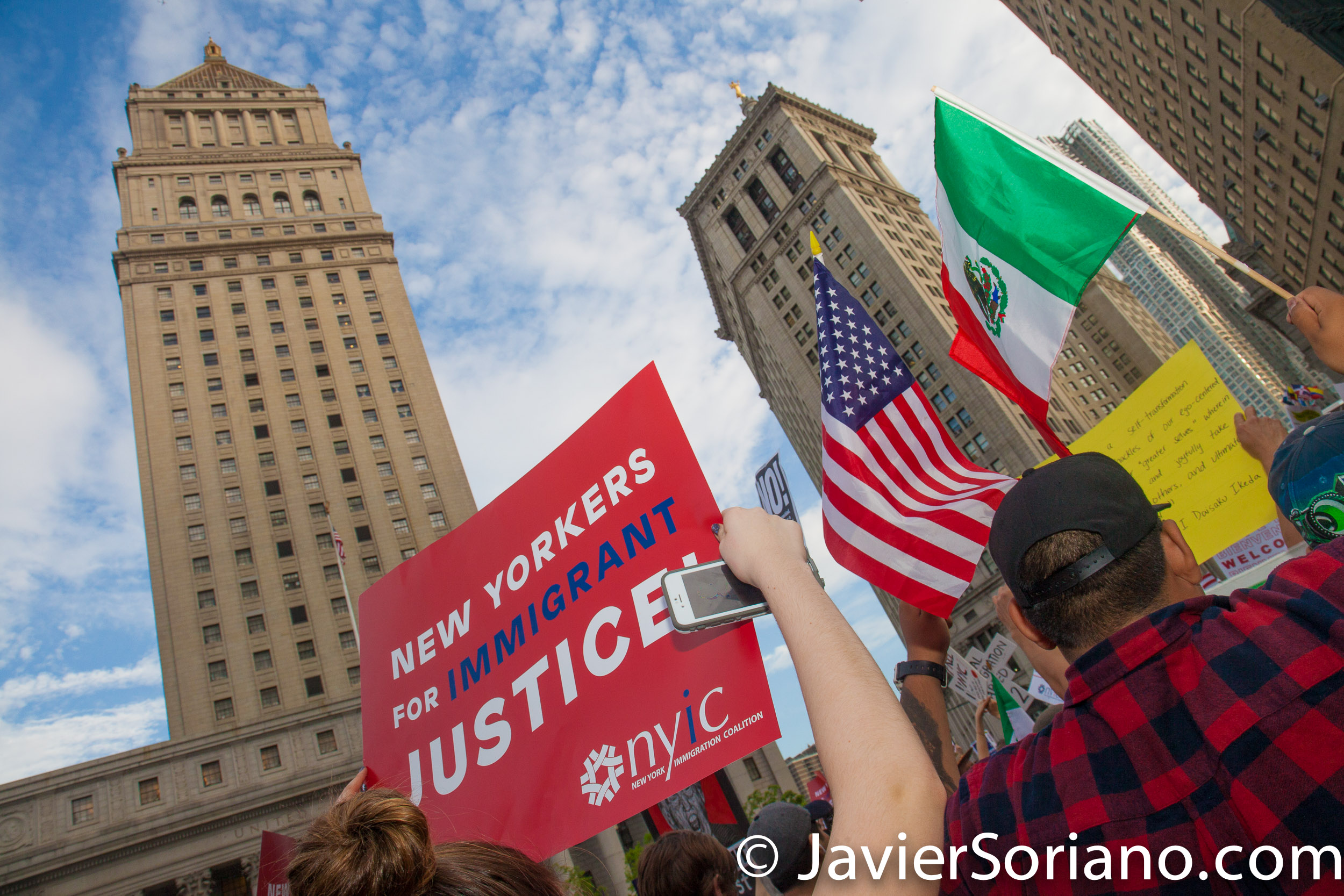 5/01/2017 Foley Square Park, NYC - International Workers’ Day (MAYDAY). Photo by Javier Soriano/www.JavierSoriano.com