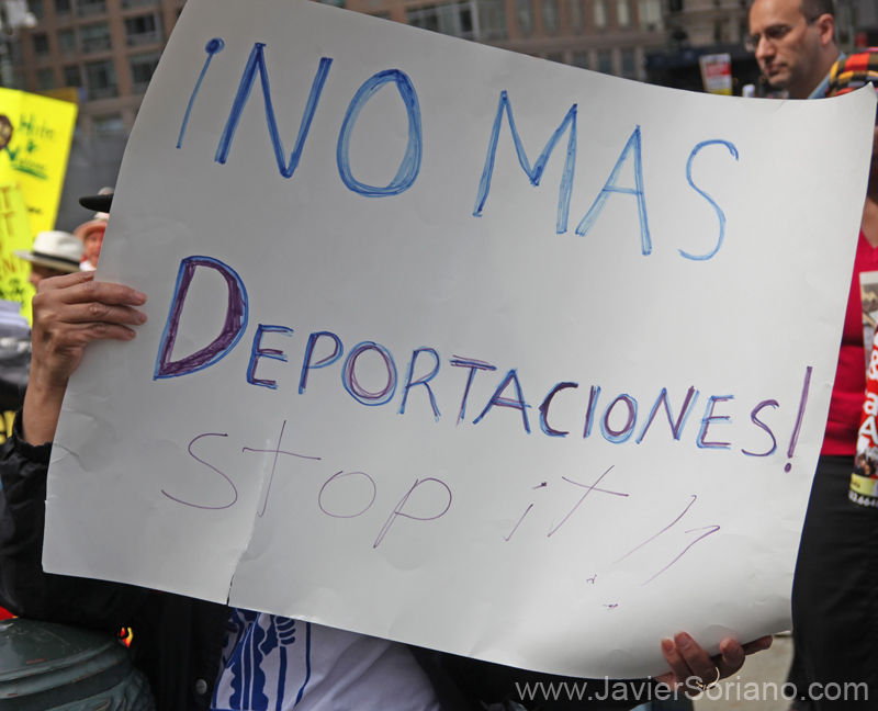 Sunday, May 1, 2011. New York City - May Day — International Workers’ Day. Foley Square Park, NYC.  Domingo 1 de mayo de 2011. Ciudad de Nueva York - May Day - Día Internacional de los Trabajadores. Foley Square Park, NYC.  Photo by Javier Soriano/www.JavierSoriano.com