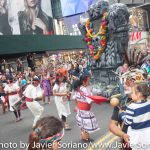 Sunday, September 21, 2014 - People’s Climate March. Indigenous dancers. Times Square.