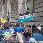 9/22/2014. NYC - "Respect our mother" "Flood Wall St.)