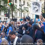 9/22/2014. NYC - Protesters on Broadway and Wall St. (Los manifestantes en Broadway y Wall St.).