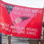 11/27/2014. Plymouth Rock, Massachusetts - 45th National Day Of Mourning dedicated to Leonard Peltier. Photo by Javier Soriano/www.JavierSoriano.com