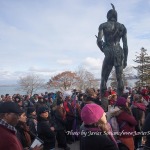 11/27/2014. Plymouth Rock, Massachusetts - 45th National Day Of Mourning dedicated to Leonard Peltier. Photo by Javier Soriano/www.JavierSoriano.com