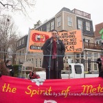 11/27/2014. Plymouth Rock, Massachusetts - 45th National Day Of Mourning dedicated to Leonard Peltier. Photo by Javier Soriano/www.JavierSoriano.com