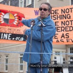 11/27/2014. Plymouth Rock, Massachusetts - 45th National Day Of Mourning dedicated to Leonard Peltier. Photo by Javier Soriano/www.JavierSoriano.com