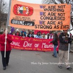 11/27/2014. Plymouth Rock, Massachusetts - 45th National Day Of Mourning dedicated to Leonard Peltier. Photo by Javier Soriano/www.JavierSoriano.com