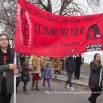 11/27/2014. Plymouth Rock, Massachusetts - 45th National Day Of Mourning dedicated to Leonard Peltier. Photo by Javier Soriano/www.JavierSoriano.com
