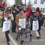 11/27/2014. Plymouth Rock, Massachusetts - 45th National Day Of Mourning dedicated to Leonard Peltier. Photo by Javier Soriano/www.JavierSoriano.com
