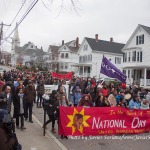 11/27/2014. Plymouth Rock, Massachusetts - 45th National Day Of Mourning dedicated to Leonard Peltier. Photo by Javier Soriano/www.JavierSoriano.com