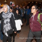Jueves 20 de noviembre de 2014. Manhattan, ciudad de Nueva York – Manifestantes en apoyo a los 43 estudiantes de Ayotzinapa, Guerrero, México, en Grand Central Terminal, Manhattan; ciudad de Nueva York. Ninguna persona fue arrestada por policías del Departamento de Policía de la ciudad de Nueva York (NYPD, por sus siglas en Inglés). Foto por Javier Soriano/www.JavierSoriano.com