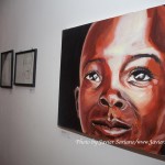 1/23/2015 NYC - Art works for sale towards the fundraiser for Grace.
Photo by Javier Soriano/www.JavierSoriano.com