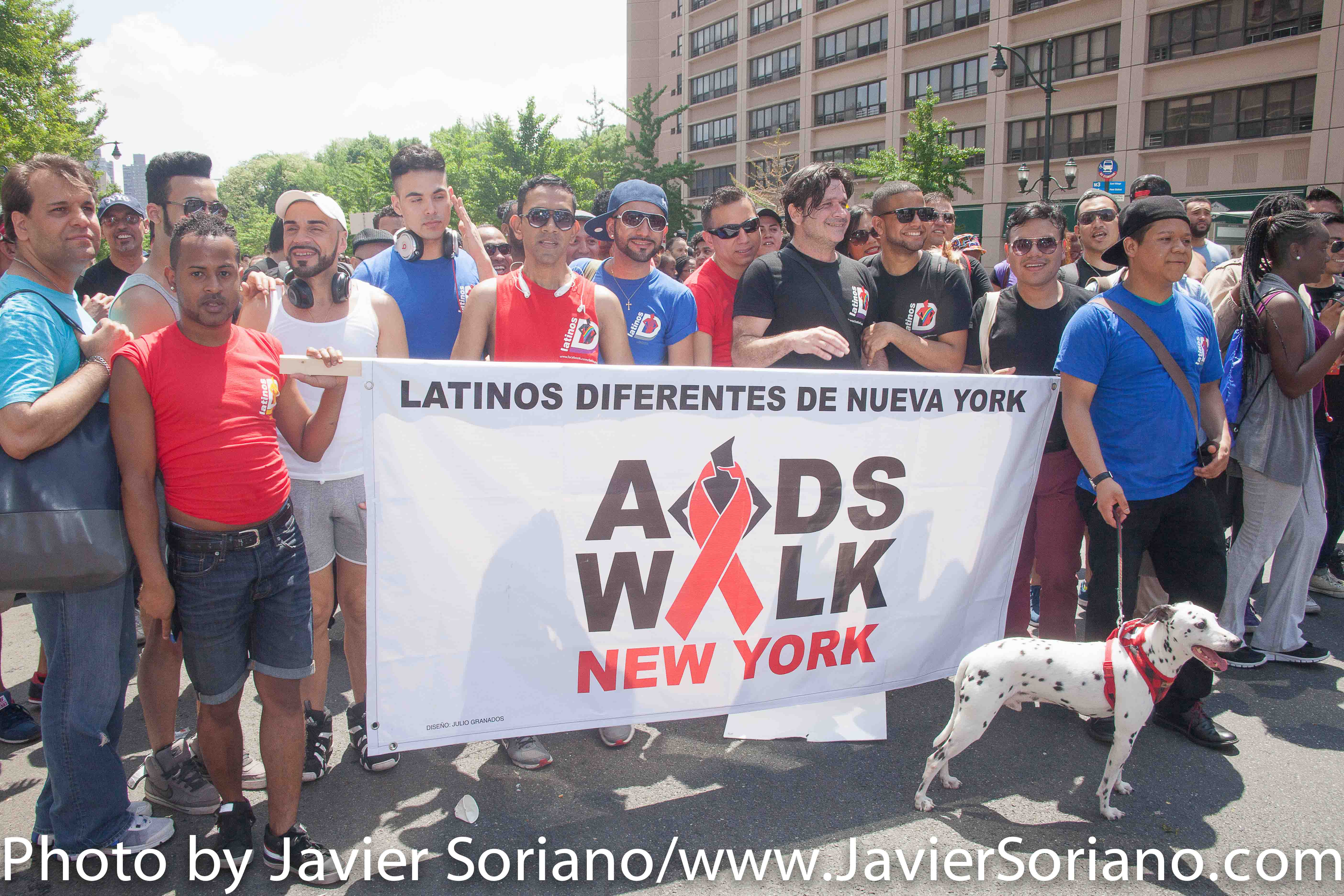 Sunday, May 17th, 2015. New York City – Today, GMHC celebrated its 30TH ANNUAL AIDS WALK NEW YORK (AWNY). The day was beautiful. Thousands of people walked the 6.2 miles. Over $4.88 million were raised. Photo by Javier Soriano/http://www.JavierSoriano.com/