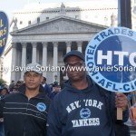 5/14/2015 NYC - Rally at Foley Square Park in Manhattan. People demand stronger rent laws and affordable housing for New Yorkers.
Photo by Javier Soriano/http://www.JavierSoriano.com/