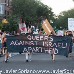 6/13/2015 NYC - Brooklyn PRIDE Parade 2015.
"Queers against Israeli Apartheid."
Photo by Javier Soriano/http://www.JavierSoriano.com/