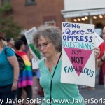 6/13/2015 NYC - Brooklyn PRIDE Parade 2015.
"Queers against Israeli Apartheid."
Photo by Javier Soriano/http://www.JavierSoriano.com/