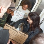 6/18/2015 - Activists traveling from Union Square to the First African Methodist Episcopal Church in Harlem.
Photo by Javier Soriano/http://www.JavierSoriano.com/
