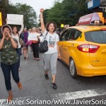 6/18/2015 - Activists traveling from Union Square to the First African Methodist Episcopal Church in Harlem.
Photo by Javier Soriano/http://www.JavierSoriano.com/