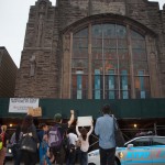 6/18/2015 - Activists from Union Square arriving to the First African Methodist Episcopal Church in Harlem.
Photo by Javier Soriano/http://www.JavierSoriano.com/