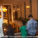6/18/2015 - Prayer vigil at the First African Methodist Episcopal Church (First AME Church: Bethel) in Harlem for the African Methodist Episcopal (AME) Church in Charleston, South Carolina.
Photo by Javier Soriano/http://www.JavierSoriano.com/