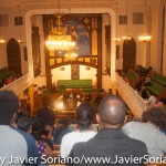 6/18/2015 - Prayer vigil at the First African Methodist Episcopal Church (First AME Church: Bethel) in Harlem for the African Methodist Episcopal (AME) Church in Charleston, South Carolina.
Photo by Javier Soriano/http://www.JavierSoriano.com/