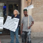 7/6/2015 Brooklyn, NYC - #PeoplesMonday activists in Flatbush.
Photo by Javier Soriano/http://www.JavierSoriano.com/