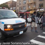 7/6/2015 Brooklyn, NYC - #PeoplesMonday activists in Flatbush.
Photo by Javier Soriano/http://www.JavierSoriano.com/