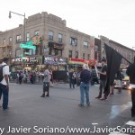 7/6/2015 Brooklyn, NYC - #PeoplesMonday activists shut down Church Ave and Nostrand Ave.
Photo by Javier Soriano/http://www.JavierSoriano.com/