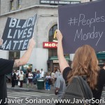 7/6/2015 Brooklyn, NYC - #PeoplesMonday activists shut down Church Ave and Nostrand Ave.
Photo by Javier Soriano/http://www.JavierSoriano.com/