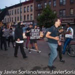 7/6/2015 Brooklyn, NYC - #PeoplesMonday activists walking to the 71 precinct.
Photo by Javier Soriano/http://www.JavierSoriano.com/