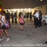 7/6/2015 Brooklyn, NYC - #PeoplesMonday demonstrators in front of the 71 precinct.
Photo by Javier Soriano/http://www.JavierSoriano.com/