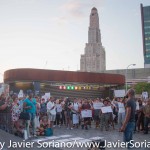 8/25/2015 Brooklyn, NYC - #BlackTransLiberation Tuesday NYC.
Rally in front of the Barclays Center.
Photo by Javier Soriano/http://www.JavierSoriano.com/
