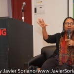 10/05/2015 NYC - bell hooks at The New School.  
Photo by Javier Soriano/http://www.JavierSoriano.com/