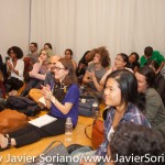 10/05/2015 NYC - People attending the conversation between bell hooks, Theaster Gates and Laurie Anderson.
Photo by Javier Soriano/http://www.JavierSoriano.com/ 