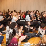 10/05/2015 NYC - People attending the conversation between bell hooks, Theaster Gates and Laurie Anderson.
Photo by Javier Soriano/http://www.JavierSoriano.com/ 