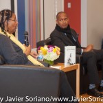 10/06/2015 NYC. The New School - bell hooks + Kevin Powell.
Photo by Javier Soriano/http://www.JavierSoriano.com/ 