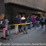 10/08/2015 NYC. The New School - People attending the conversation between bell hooks and Charles Blow. 

Photo by Javier Soriano/http://www.JavierSoriano.com/