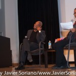 10/08/2015 NYC. The New School - bell hooks and Charles Blow.
Photo by Javier Soriano/http://www.JavierSoriano.com/