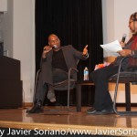 10/08/2015 NYC. The New School - bell hooks and Charles Blow.
Photo by Javier Soriano/http://www.JavierSoriano.com/