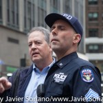 10/24/2015 NYC -  NYPD Police officers during the protest against police brutality in the United States of America.

Photo by Javier Soriano/http://www.JavierSoriano.com/
