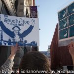 Wednesday, April 13, 2016. Washington Square Park. Manhattan, NYC - Bernie Sanders supporters.

Photo by Javier Soriano/http://www.JavierSoriano.com/