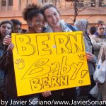 Wednesday, April 13, 2016. Washington Square Park. Manhattan, NYC - Bernie Sanders supporters.

Photo by Javier Soriano/http://www.JavierSoriano.com/