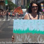 6/26/2016 - Bernie Sanders supporters marching in the New York City Pride March.
Photo by Javier Soriano/http://www.JavierSoriano.com/