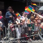 6/26/2016 - Bernie Sanders supporters marching in the New York City Pride March.
Photo by Javier Soriano/http://www.JavierSoriano.com/