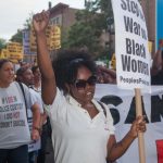 7/13/16 Flatbush. Brooklyn, NYC - Black Lives Matter activists. First year Anniversary of Sandra Bland’s death.
Photo by Javier Soriano/http://www.JavierSoriano.com/