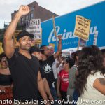 7/13/16 Flatbush. Brooklyn, NYC - Black Lives Matter activists. First year Anniversary of Sandra Bland’s death.
Photo by Javier Soriano/http://www.JavierSoriano.com/