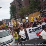 7/13/16 Flatbush. Brooklyn, NYC - Black Lives Matter activists. First year Anniversary of Sandra Bland’s death.
Photo by Javier Soriano/http://www.JavierSoriano.com/