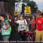 7/13/16 Flatbush. Brooklyn, NYC - Black Lives Matter activists. First year Anniversary of Sandra Bland’s death.
Photo by Javier Soriano/http://www.JavierSoriano.com/